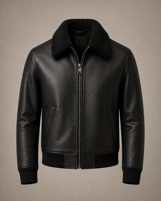 BOMBERJACKE AUS LEDER