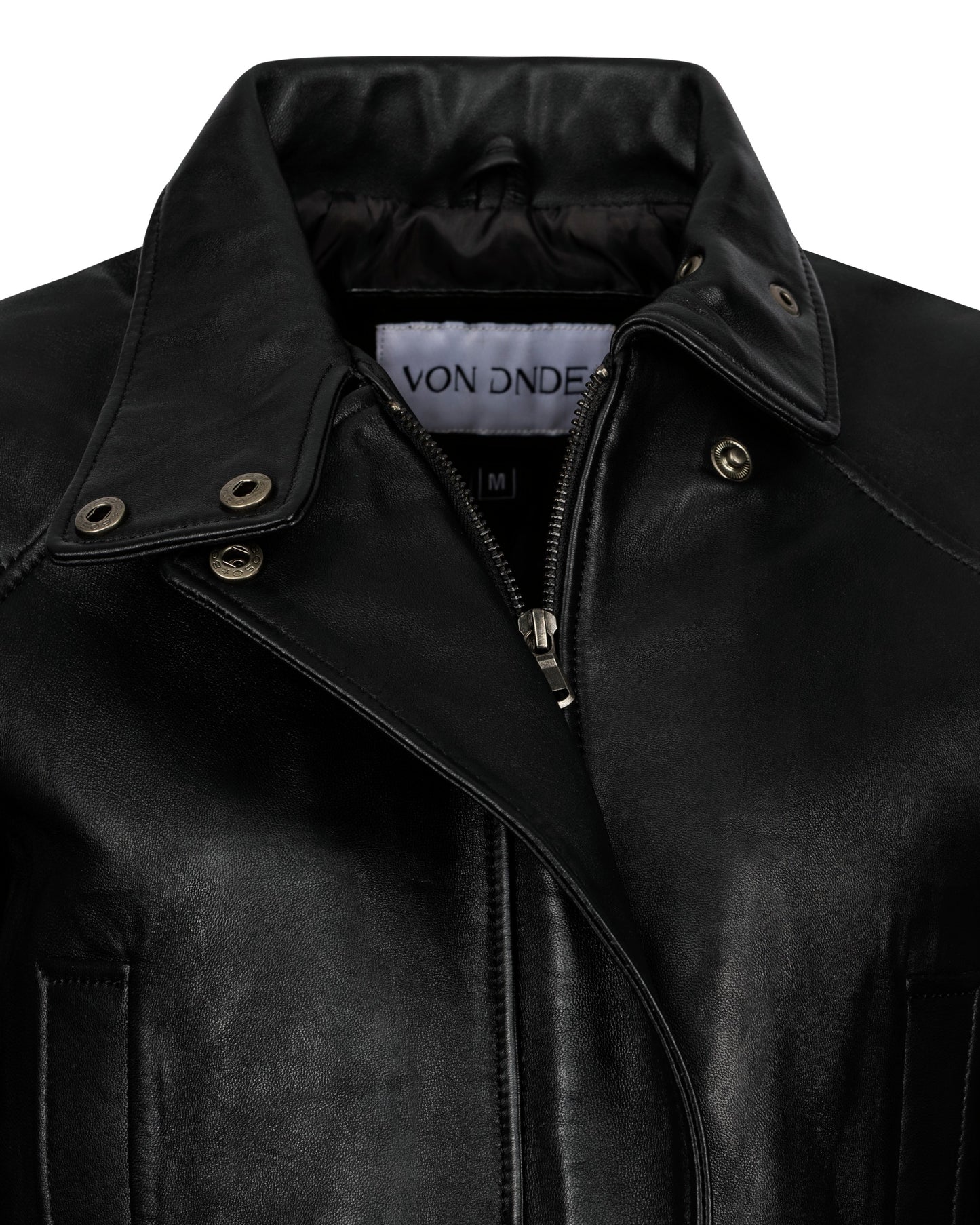 CROPPED LEATHER JACKET